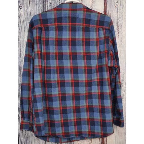 Duluth Trading Free Swingin Plaid 100% Cotton Flannel Shirt Mens 2XL Slim Fit - Picture 5 of 7